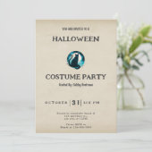 ブラックキャットスタリーナイトヴィンテージハロウィーン 招待状 (スタンド正面)