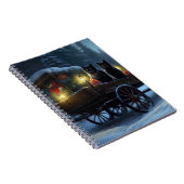 ブラックキャットスノーウィースライドクリスマスデコール ノートブック (右側)