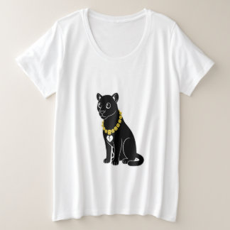 ブラックキャットスワッグ プラスサイズTシャツ