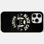 ブラックキャットソサエティ ゴシック ハロウィン iPhone 15 Case-Mate iPhoneケース (裏面 (横))