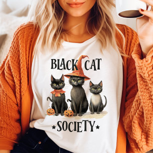 ブラックキャットソサエティ ビンテージ ハロウィン トライブレンドＴシャツ