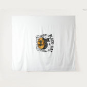 ブラックキャットソーシャルクラブ、ハロウィーン、コケット、ゴシック タペストリー (正面(横))