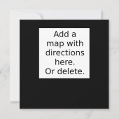 ブラックキャットトリオハロウィーン招待状 招待状 (裏面)