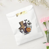 ブラックキャットトンムストーンこうもりハロウィーン フェイバーバッグ (封をした状態)