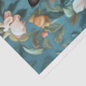 ブラックキャットドレス&フローラハットポートレートデコパージュ 薄葉紙 (詳細)