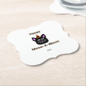 ブラックキャットニャウA-Beweenブラケット紙コースター ペーパーコースター (アングル)