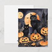 ブラックキャットハロウィンA シーズンカード (正面/裏面)