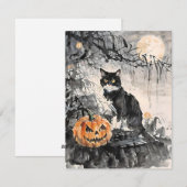 ブラックキャットハロウィンE シーズンカード (正面/裏面)