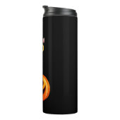 ブラックキャットハロウィーンデザイン不気味- Pumpkin Art for タンブラー (回転右)