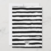 ブラックキャットハローウィンパーティオ不気味レお洒落ンジ 招待状 (裏面)