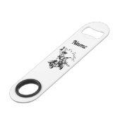 ブラックキャットバイクもしくは自転車に乗る人ベーブサンダーコーブ スピード栓抜き (正面アングル)