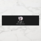 ブラックキャットバイザマジカルフルムーン誕生日 ペットボトルラベル (シングルラベル)