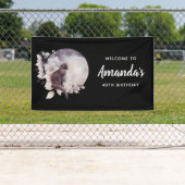 ブラックキャットバイザマジカルフルムーン誕生日 横断幕 (インサイチュ)