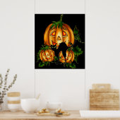 ブラックキャットバイシャロンシャーペ ポスター (キッチン)