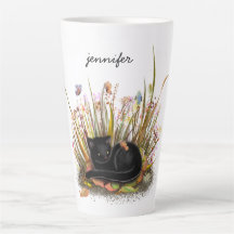 ブラックキャットバタフライズラテマグ