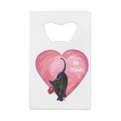 ブラックキャットバレンタインデー クレジットカード栓抜き (裏面)