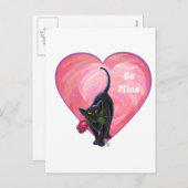 ブラックキャットバレンタインデー シーズンポストカード (正面/裏面)