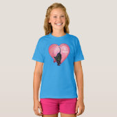 ブラックキャットバレンタインデー Tシャツ (正面フル)