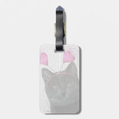 ブラックキャットバレンタイン ラゲッジタグ (裏面縦)
