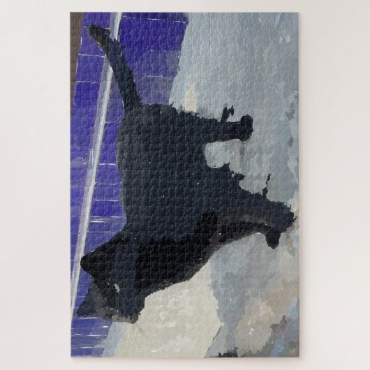 ブラックキャットパズル ジグソーパズル (縦)