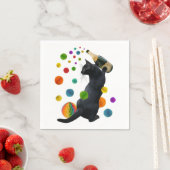 ブラックキャットパーティーナプキンス スタンダードカクテルナプキン (インサイチュ)