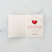 ブラックキャットパーフェクトバレンタインカード シーズンカード (内部)