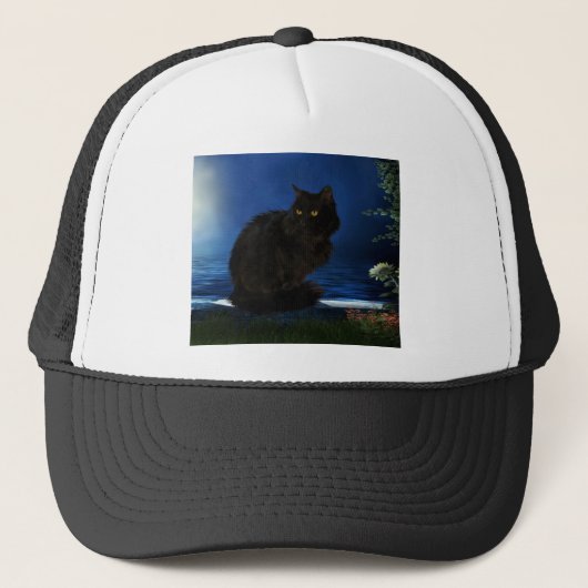 ブラックキャットブラック家畜 キャップ (正面)