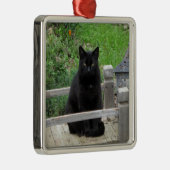ブラックキャットブリッジオーナメント メタルオーナメント (右)
