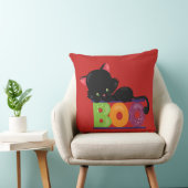 ブラックキャットブー装飾用クッション クッション (椅子)