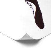 ブラックキャットプリント ポスター (角)