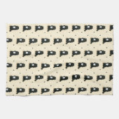 ブラックキャットホームスイートホームレスキューかわいい キッチンタオル (横)