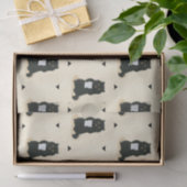 ブラックキャットホームスイートホームレスキューかわいい 薄葉紙 (ギフト)