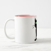 ブラックキャットマグ ツートーンマグカップ (左)