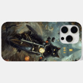 ブラックキャットライディングオートバイハロウィンホラー Case-Mate iPhoneケース (裏面 (横))