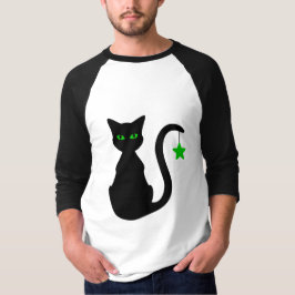 ブラックキャットラグランTシャツ Tシャツ