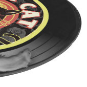 ブラックキャットレコード切り盤 – レトロビニールジャズ カッティングボード (角)