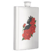 ブラックキャットレッドローゼパープル フラスク (右)