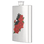 ブラックキャットレッドローゼパープル フラスク (左)