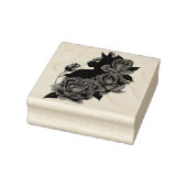 ブラックキャットレッドローゼパープル ラバースタンプ (スタンプ)