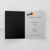 ブラックキャットレトロカスタム招待状 招待状 (内部)