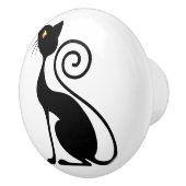 ブラックキャットヴィンテージスタイル セラミックノブ (右)