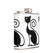 ブラックキャットヴィンテージスタイル フラスク (右)