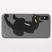 ブラックキャット忍者グレイ Case-Mate iPhoneケース (裏面(横))