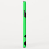 ブラックキャット忍者ブライトグリーン Case-Mate iPhoneケース (裏面/右)