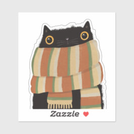 ブラックキャット秋シーズンハッピーハローウィン シール