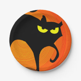 ブラックキャット紙プレート ペーパープレート