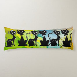 ブラックキャット表現抱き枕 ボディピロー