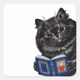 ブラックキャット読ズ絵を描の本： Louis Wain スクエアシール