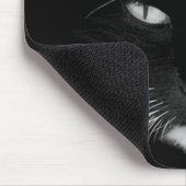 ブラックキャット顔 マウスパッド (コーナー)