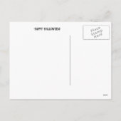 ブラックキャット魔法ブックスビーチハローウィン シーズンポストカード (裏面)